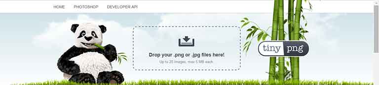 tinypng homepage